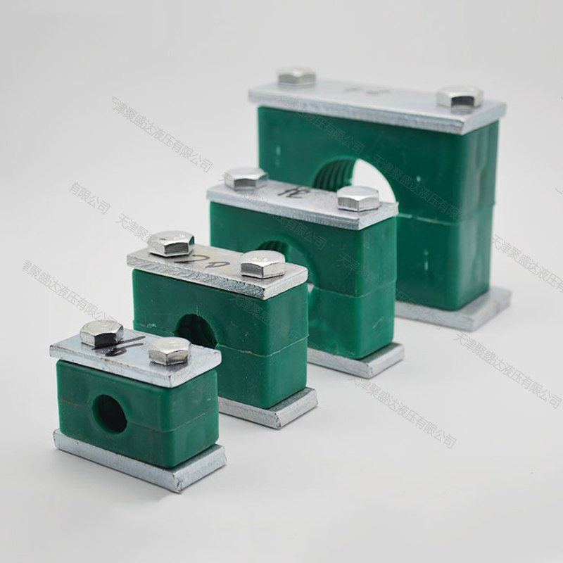 重型塑料管油管液压管卡船用镀锌管夹固定支架管夹