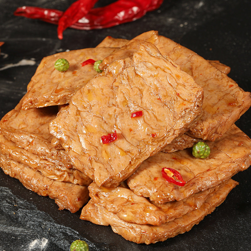 69元任选10件洽洽手撕素肉藤椒味豆制品恰恰休闲素肉