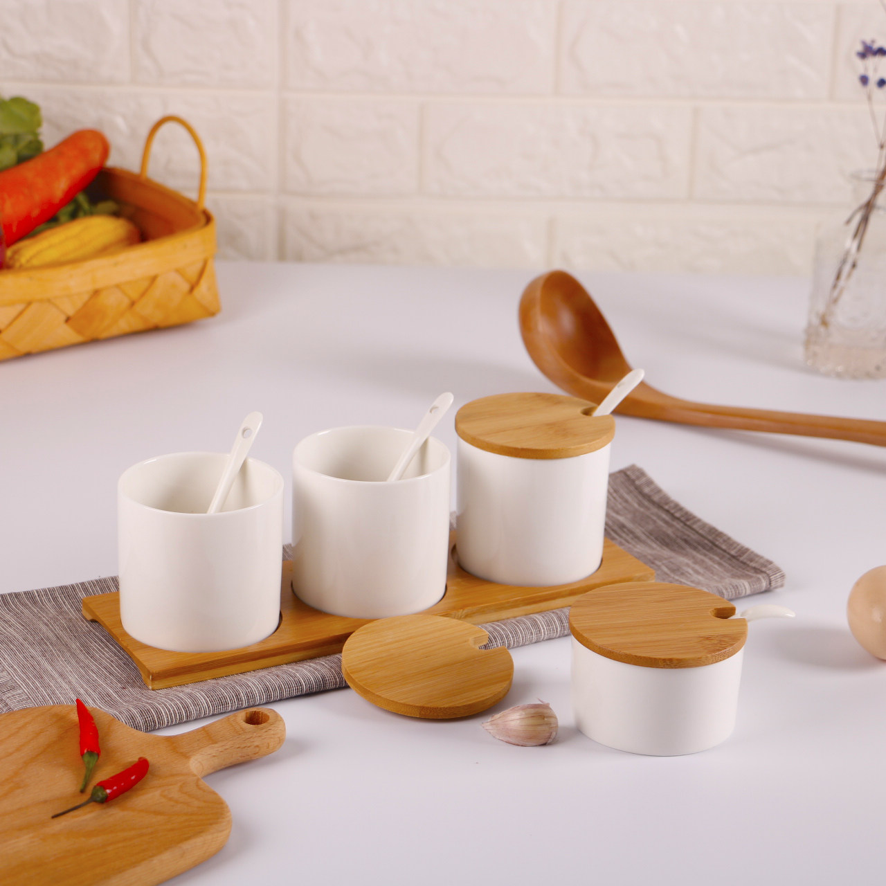 调味创意日式家用陶瓷调味瓶瓶罐油盐辣椒调料调味瓶罐