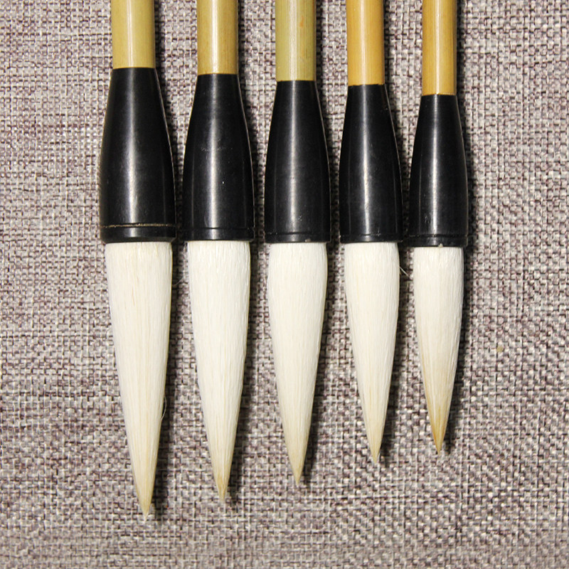 羊毫苏州文房四宝毛笔国画书法大字楷书金鼎纯羊毛笔