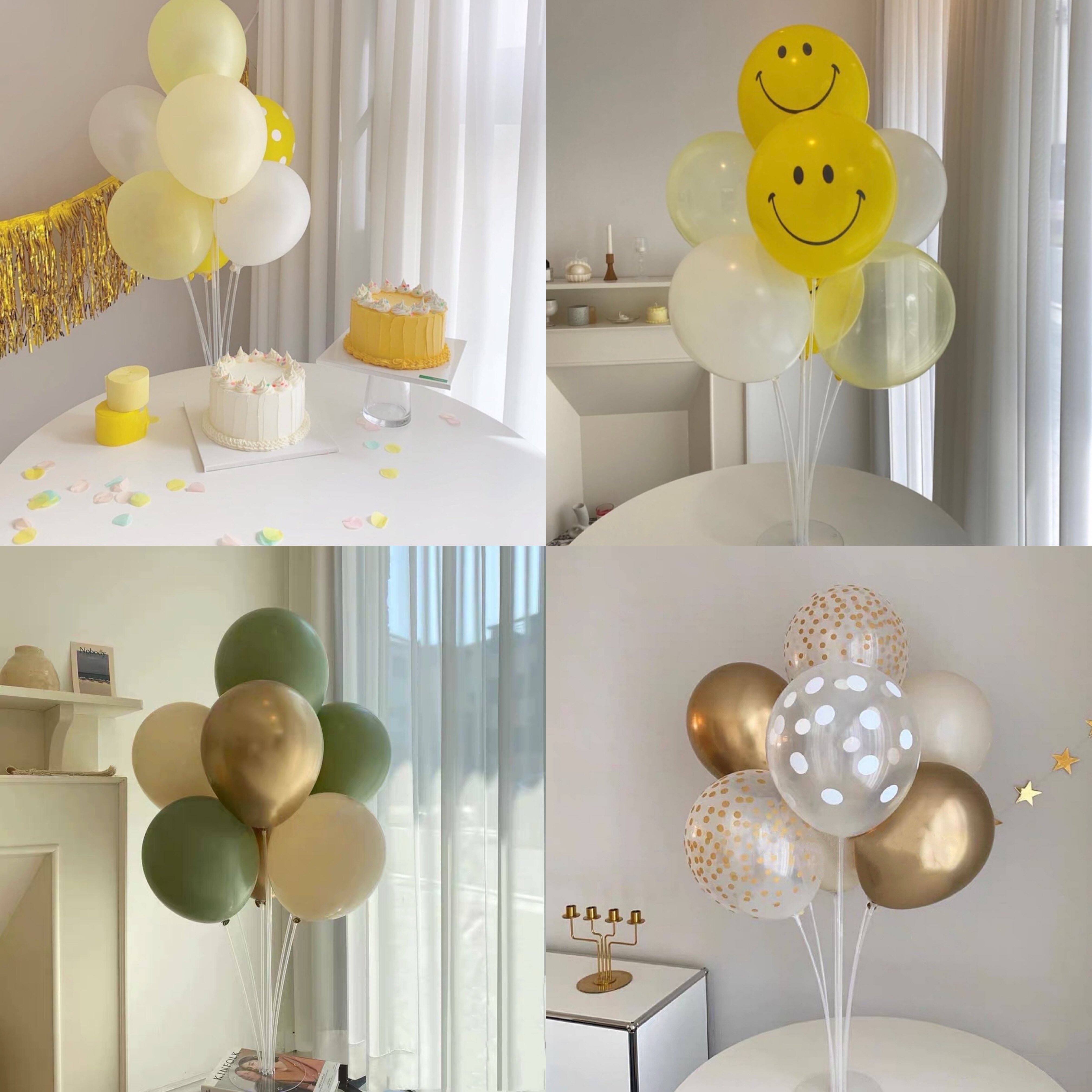 ins网红桌飘气球马卡马卡龙龙宝宝周岁生日百日气球