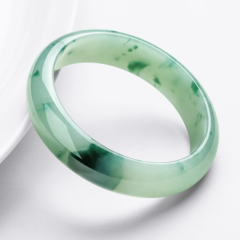 手镯碧玉玉尊翡翠玉镯镯子天然玉石玉器玉手手饰