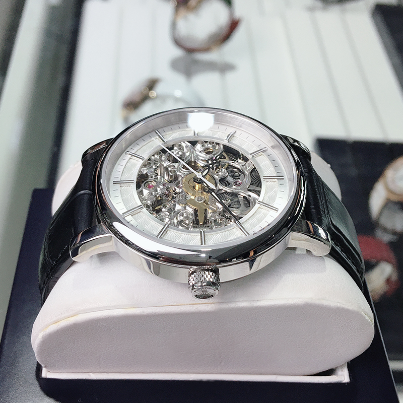 卡罗莱机械表男士手表正品品牌男表皮带防水新款全自动十大镂空表