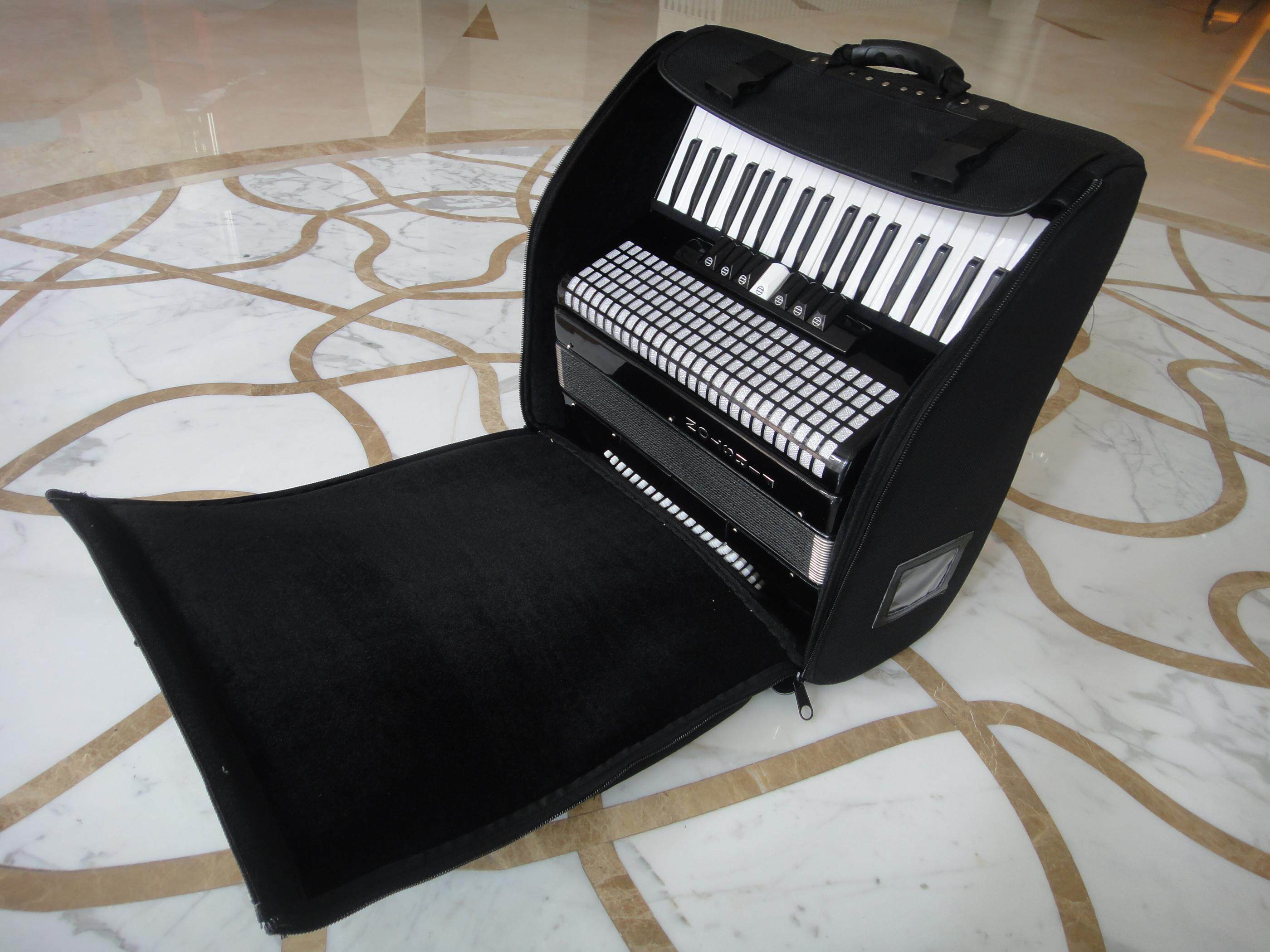 富世手风琴贝司琴箱贝斯防潮双肩背包乐器包