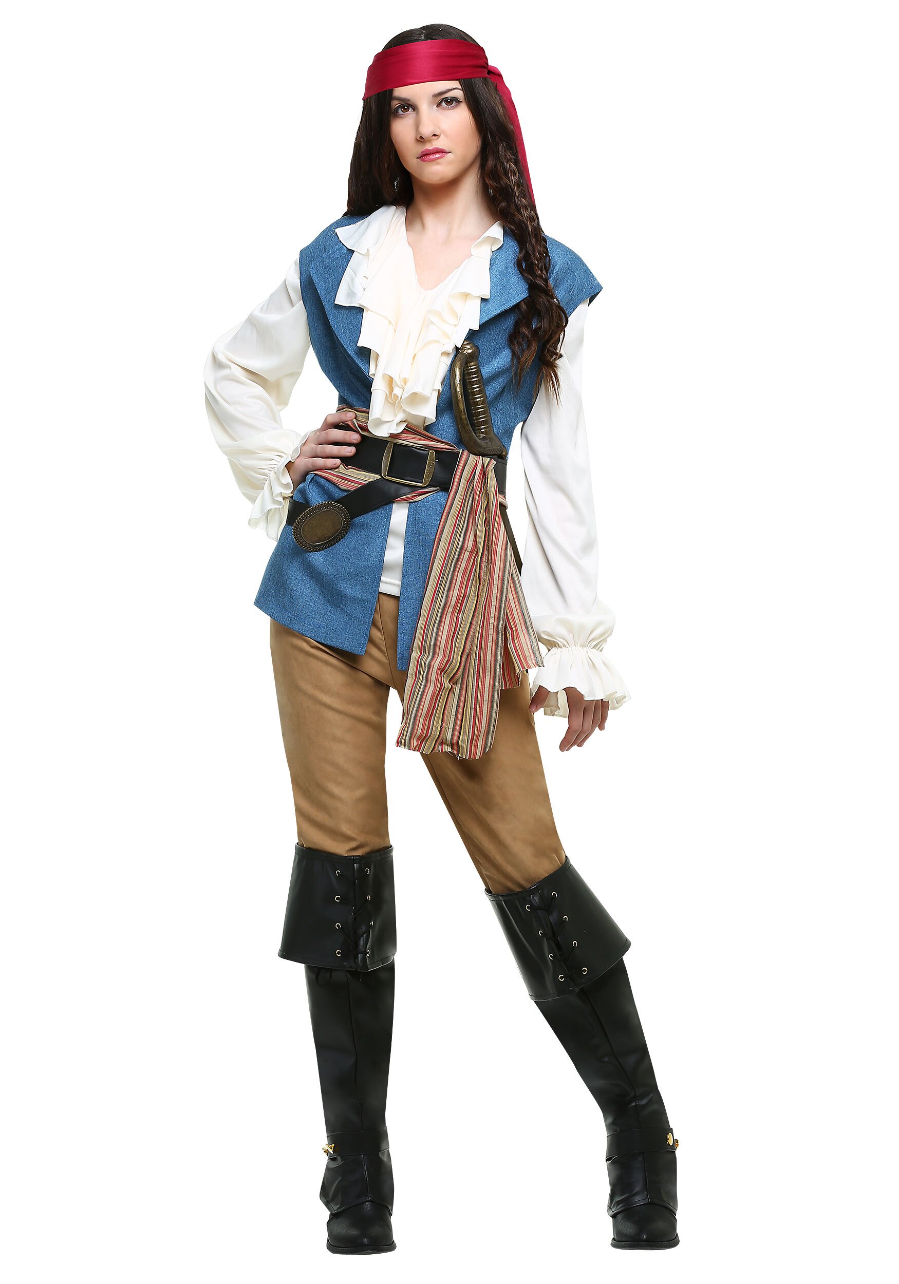 海盗万圣节男女欧美制服情侣角色海贼pirate民族服装
