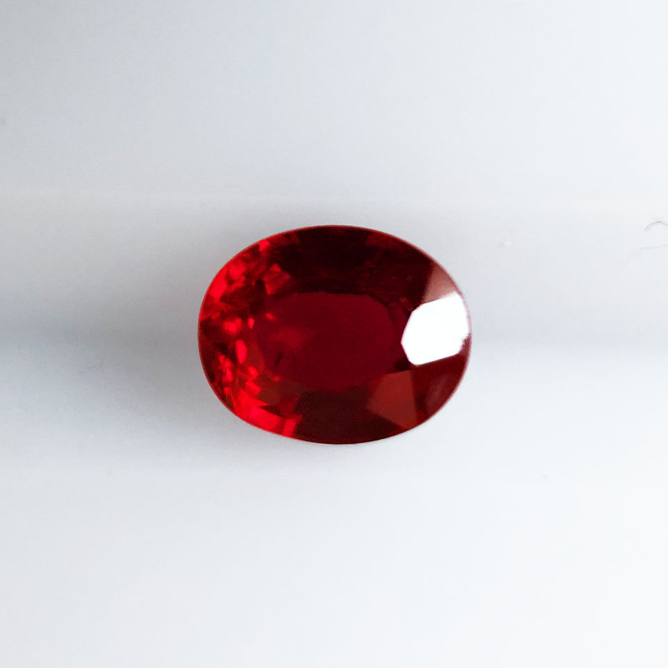 天然无烧鸽血红红宝石裸石原石vvs净度可出国际证书支持定做diy
