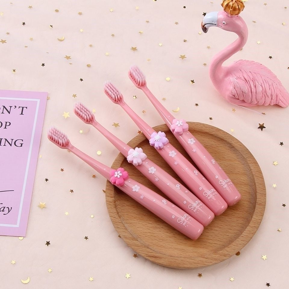 好看家庭牙刷可爱粉嫩少女心学学生党旅行宿舍牙刷