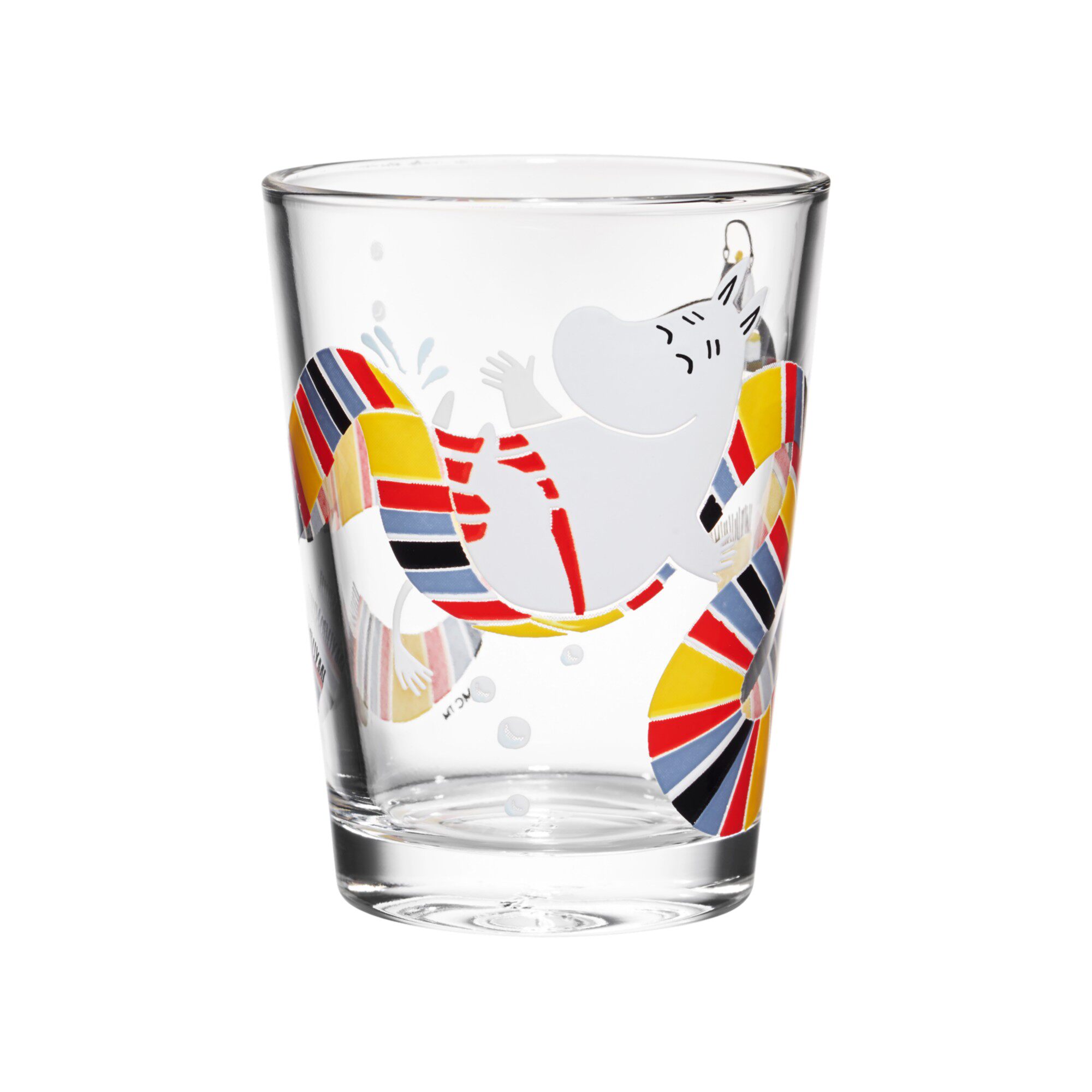 芬兰进口arabia姆明moomin玻璃杯水杯果汁饮料iittala玻璃杯