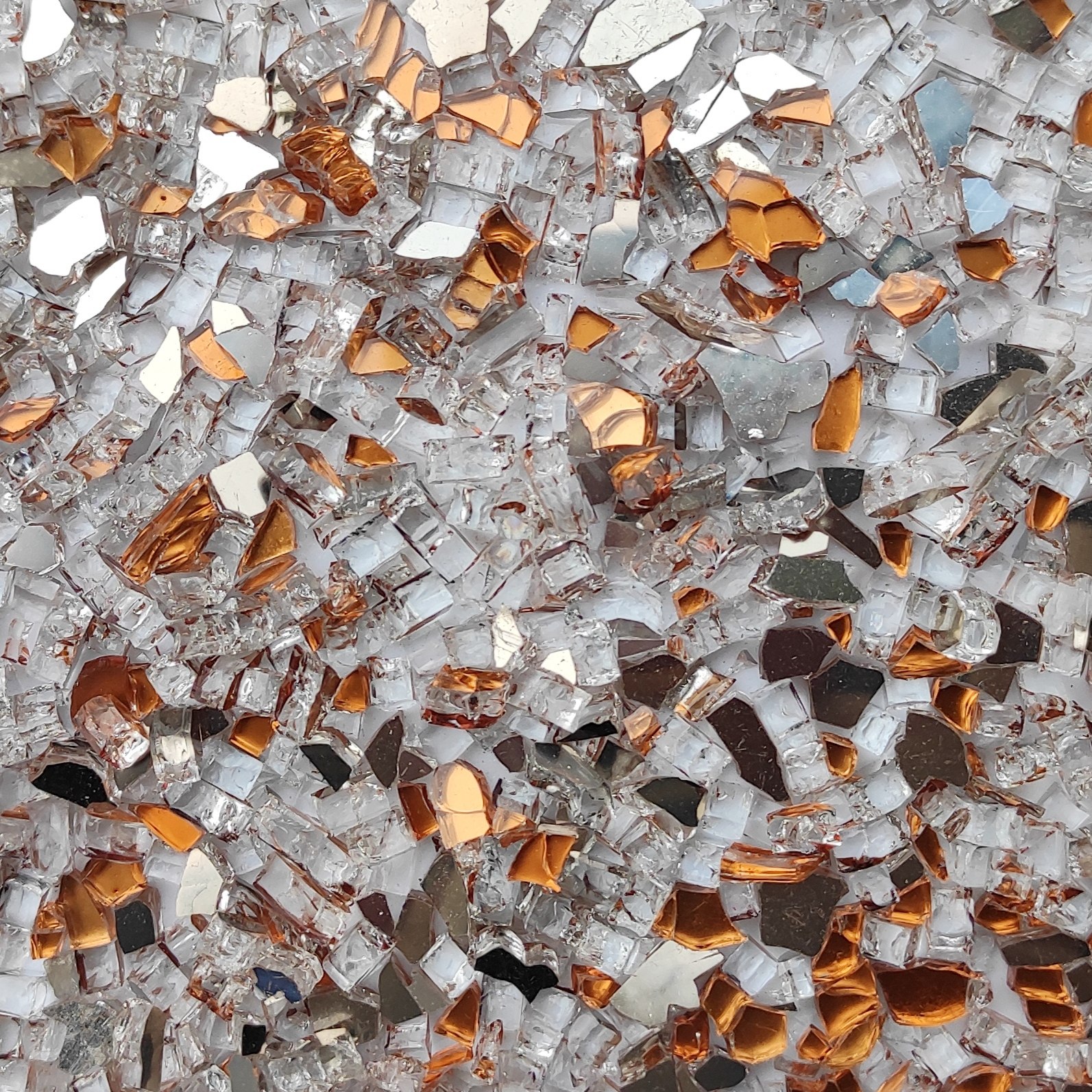 彩色钢化玻璃碎粒diy美院设计创意手工拼图粘贴其他手工制作