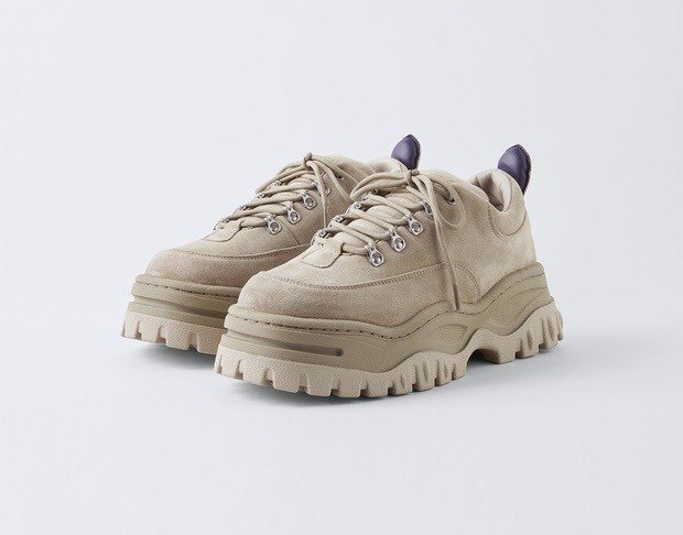 买手现货eytysangel休闲系带真皮厚底松糕老爹时尚休闲鞋