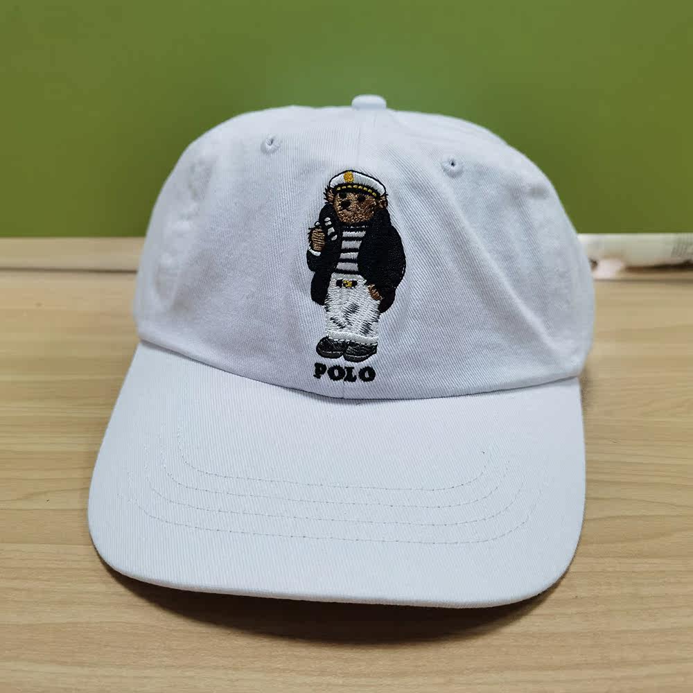 保罗polo海军大熊刺绣棒球帽2020新款户外休闲运动帽子