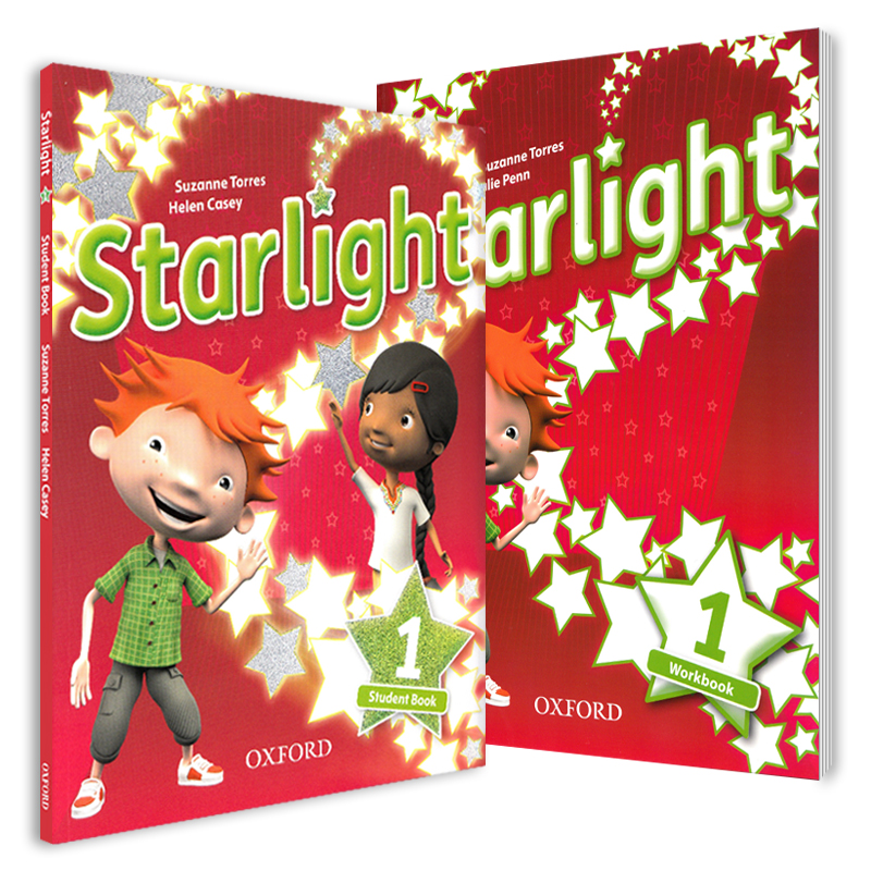 原版新版牛津星光少儿英语 starlight 1级别学生书练习册小学一年级