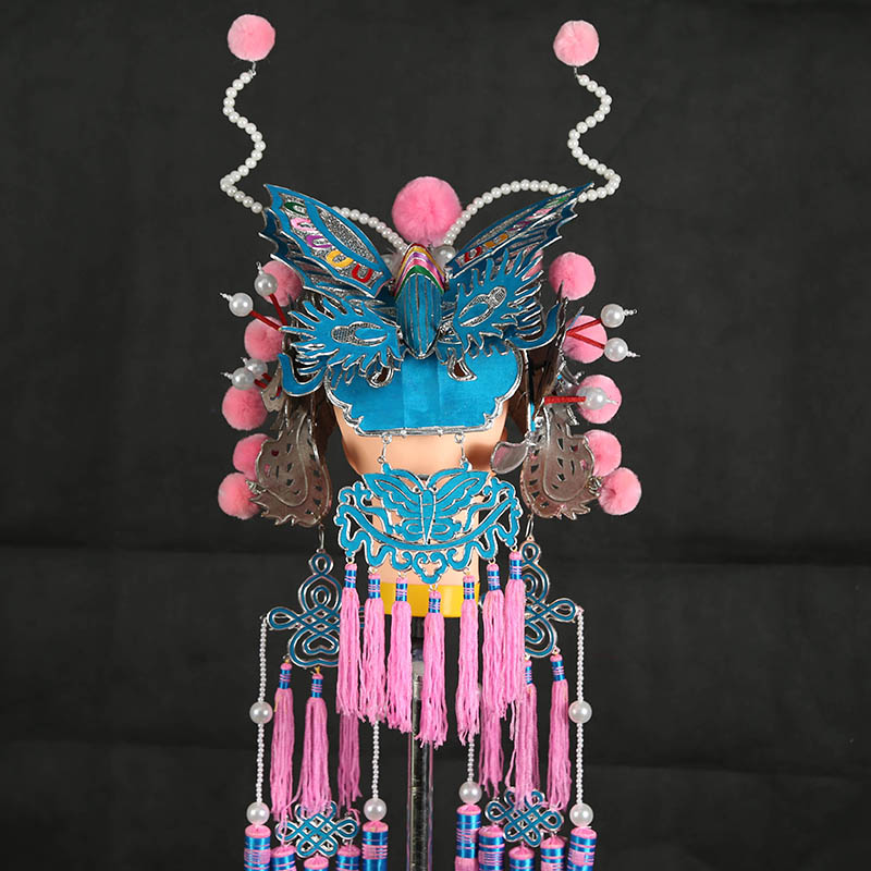 头饰戏曲盔头戏剧舞台演出出戏京剧豫剧武旦民族服装