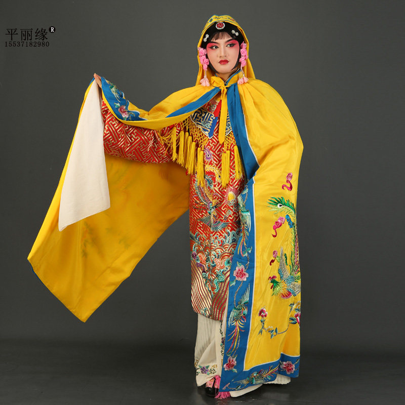 披风京剧虞姬戏曲霸王别姬镶边斗篷戏剧服装梅派民族服装