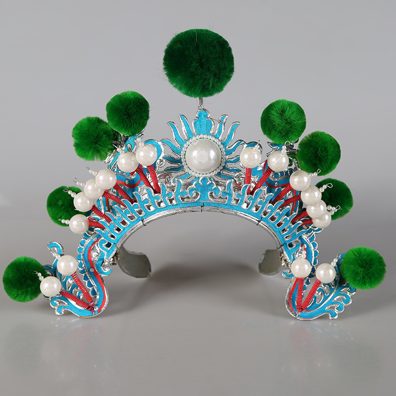 戏曲头饰头盔戏帽京剧豫剧戏剧小兵武生武将古典舞配饰