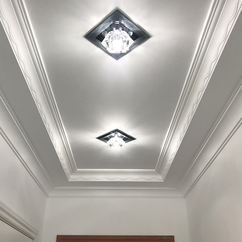 筒灯led天花灯嵌入式孔灯过道灯现代简约走廊灯入户玄关灯射灯