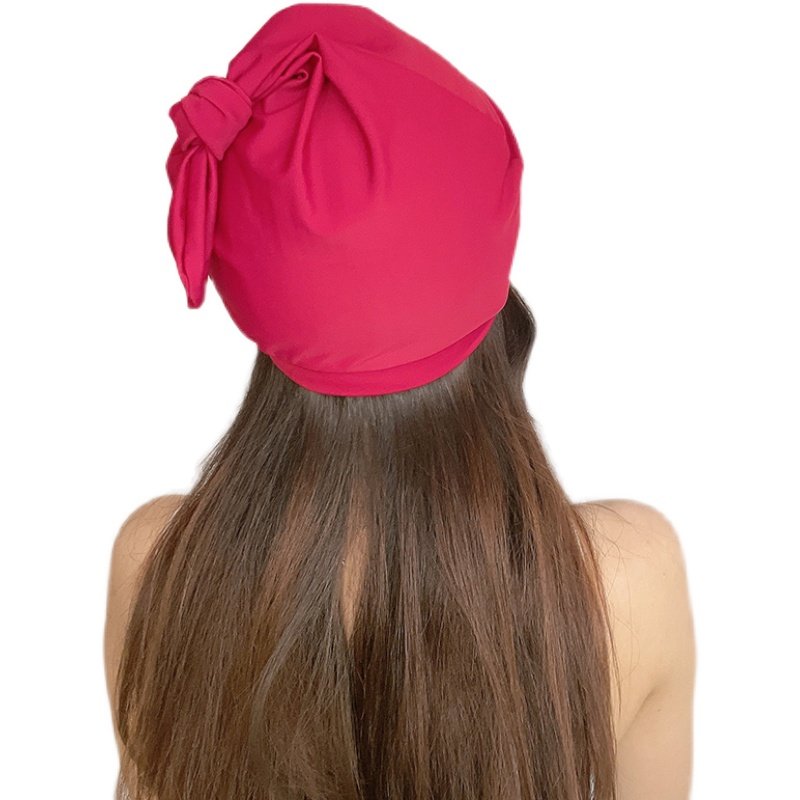 泳帽成人游泳布料好看大头韩国日系可爱勒头泳帽