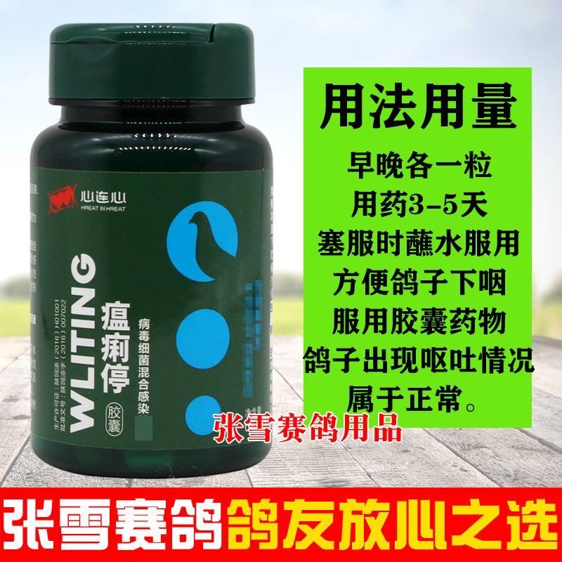 鸽子大全心连心鸽药瘟痢信鸽沙门氏水便绿呕吐医疗用品