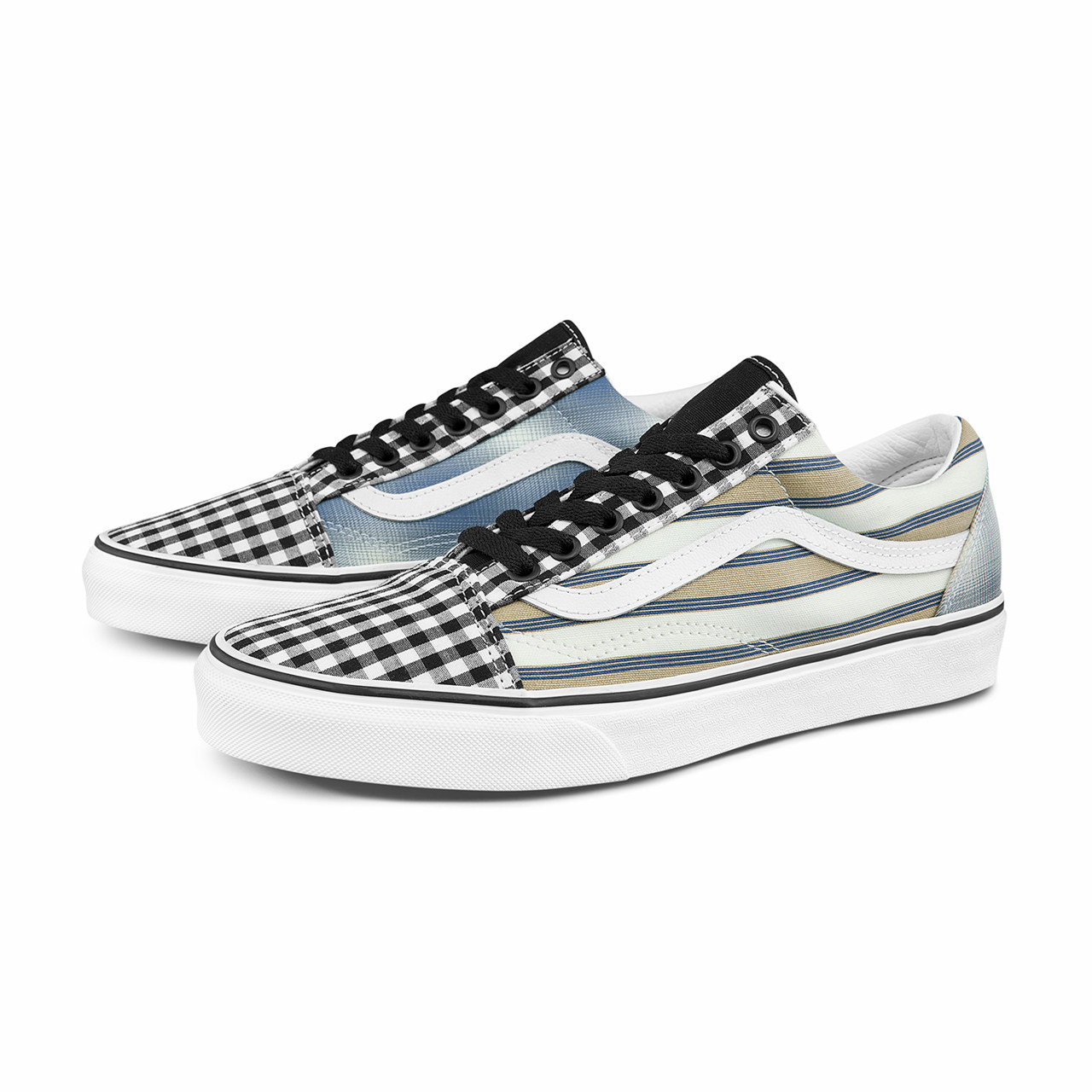 vans范斯官方拼色鸳鸯配色男鞋女鞋oldskool帆布鞋