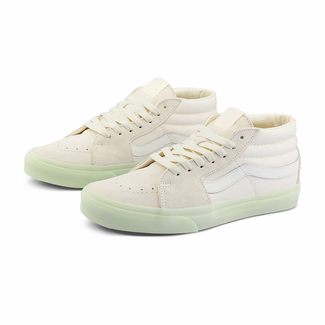 vans范斯官方白色夜光鞋底男女女板板鞋