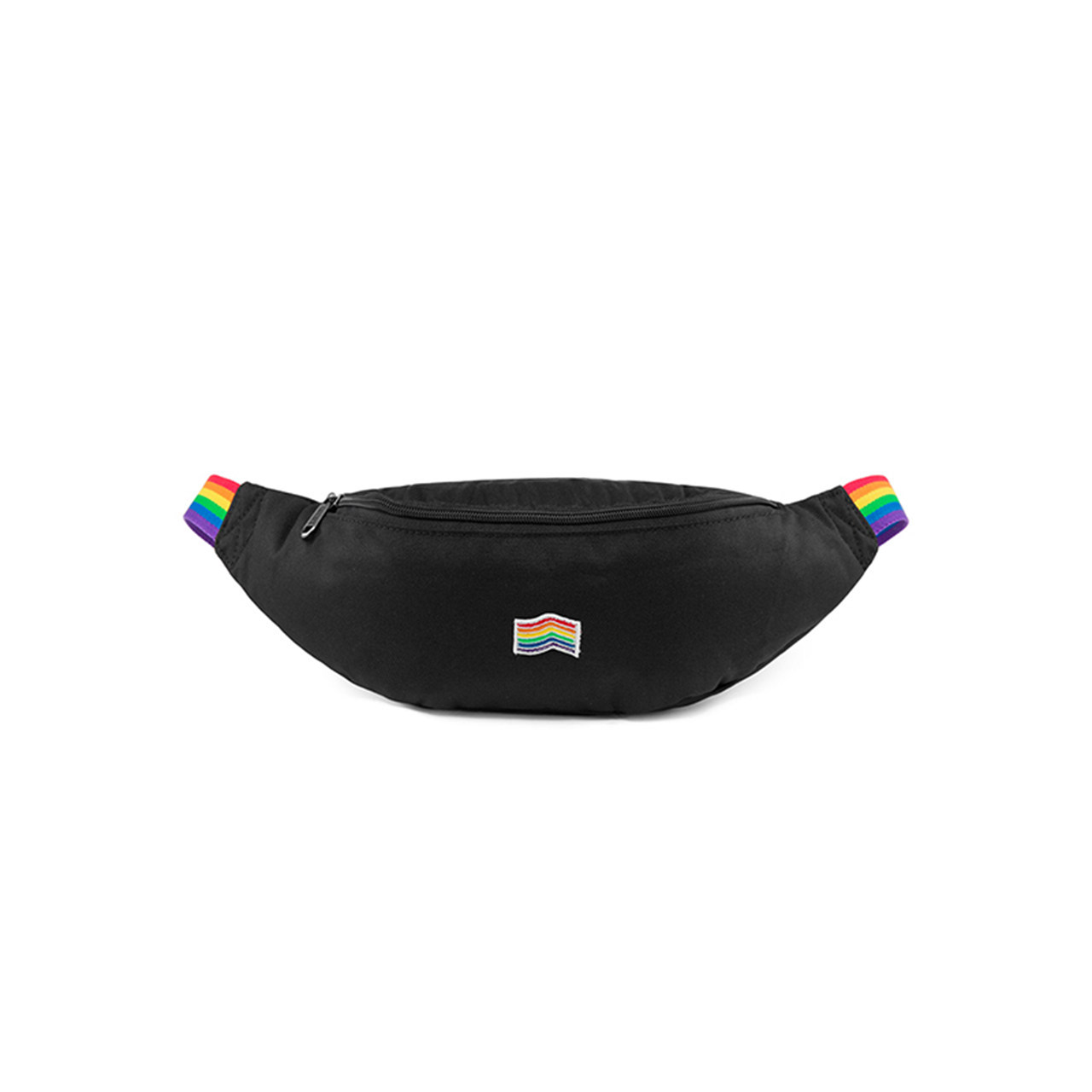 vans范斯官方黑色彩虹印花男女情侣腰包腰包