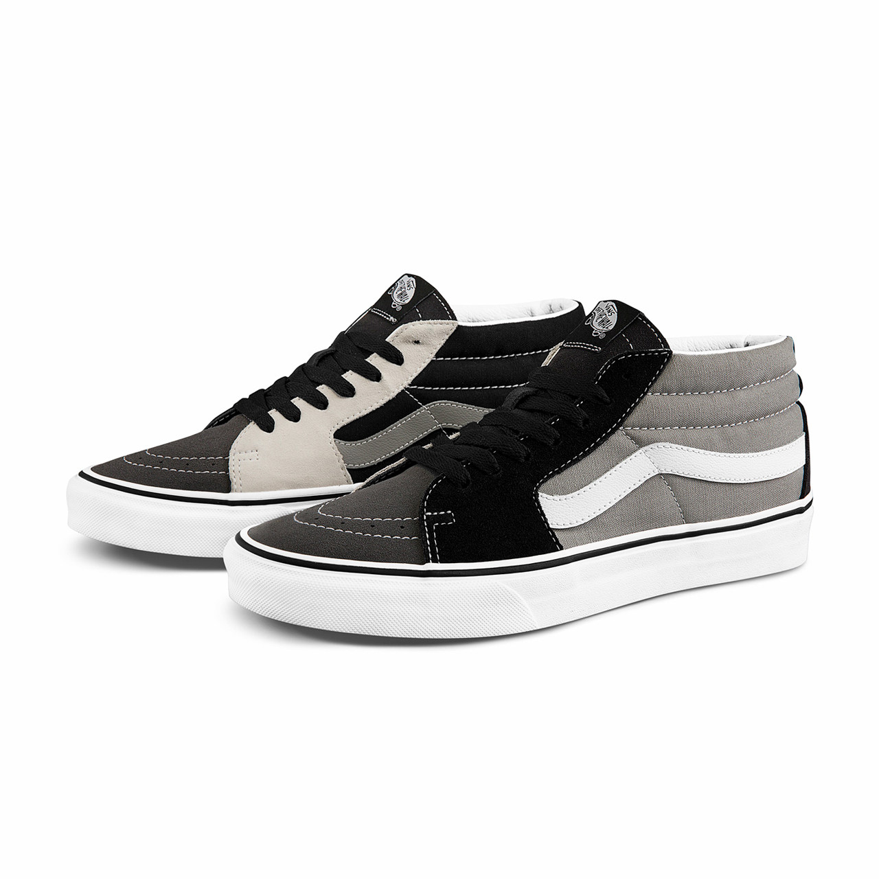 38节vans范斯官方侧边条纹男女女鞋sk8mid中帮板鞋