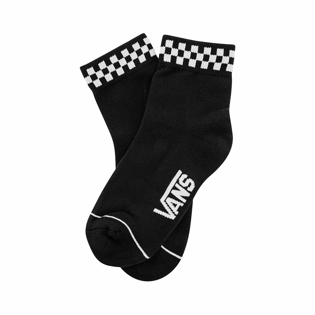 vans范斯官方黑色女子运动休闲长袜袜子运动袜