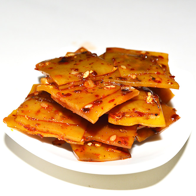 四川川达州大特产观音豆干贺家观麻辣豆腐干80g豆腐干