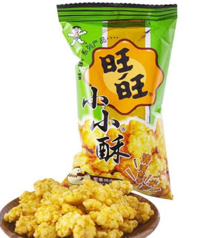 旺旺小小小酥60g原味葱香鸡肉黑胡椒大米制品膨化食品
