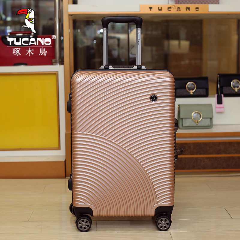 男女啄木鸟拉杆箱新款铝框行李箱万向旅行箱旅行箱