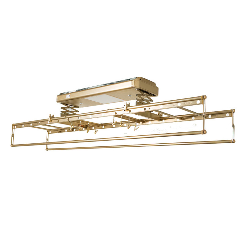 九牧电动晾衣架自动升降晒衣架智能遥控晾衣机la209升降晾衣架