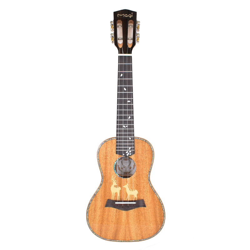 magi花心儿童专业单专业木全桃花乌克丽丽碳素可爱尤克里里