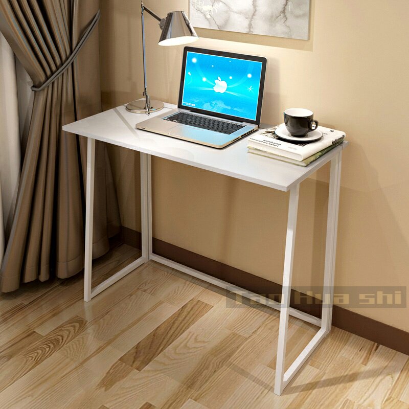 简易折叠电脑桌写字台家用可折叠笔记本台式电脑桌办公书桌免安装