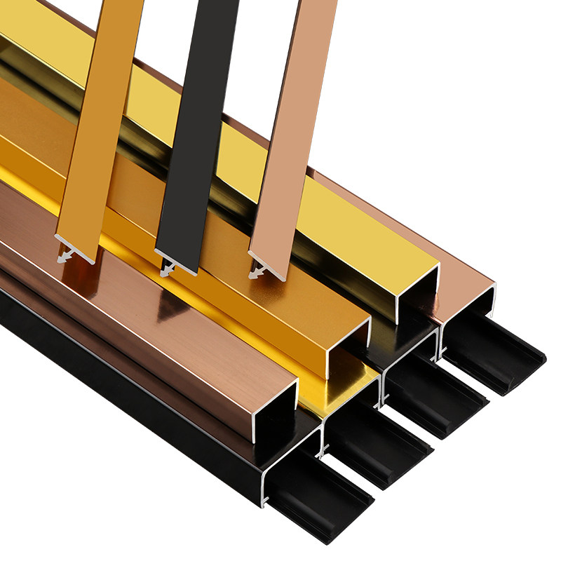 装饰钛金不锈钢槽钛金条金属钛合金线条收边条铝合金收边条