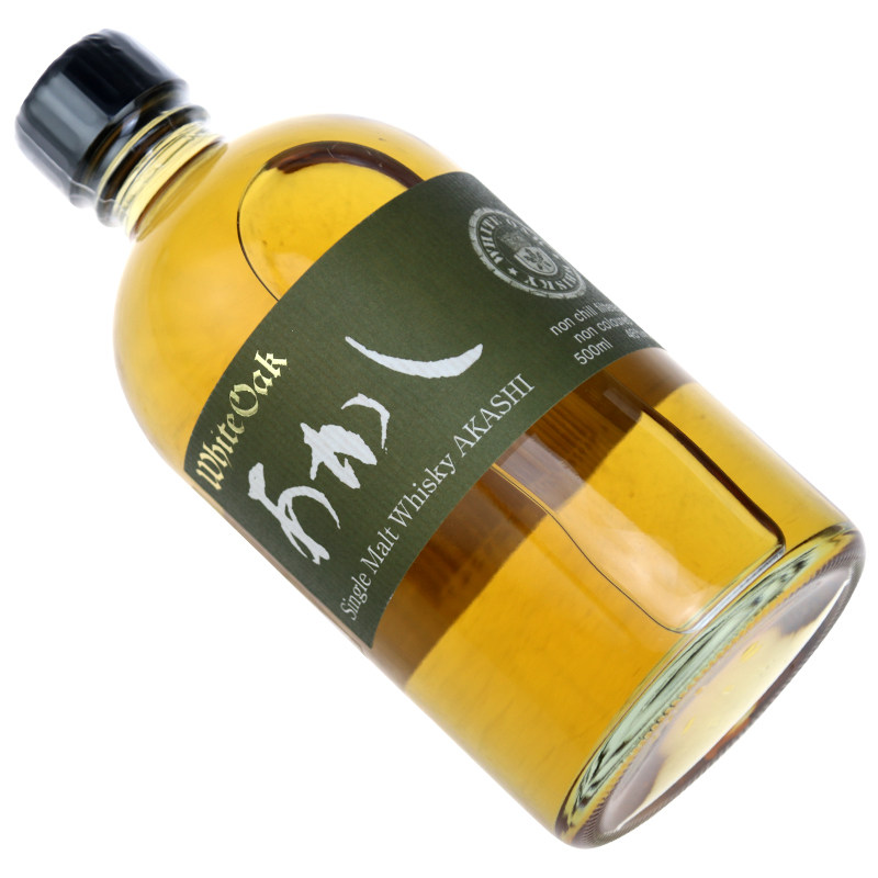 洋酒akashi明石单一麦芽威士忌日本原装进口500ml威士忌