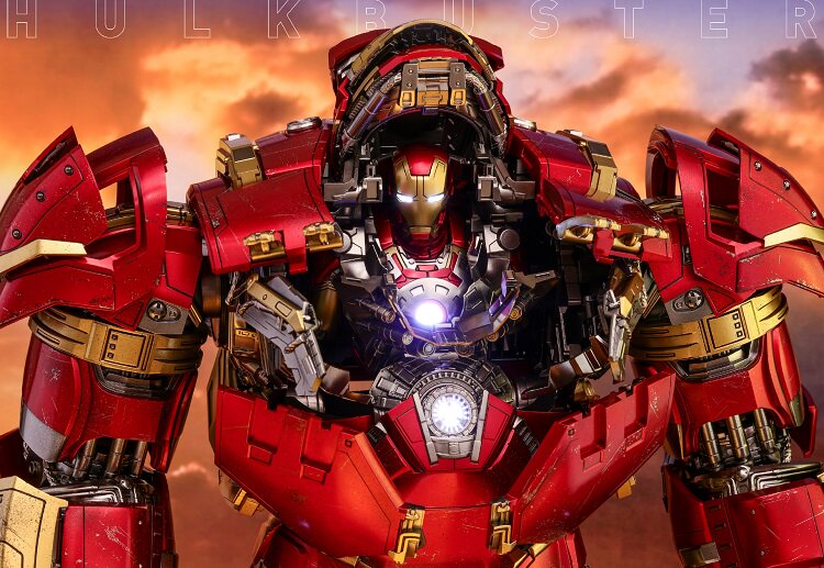 漫威hottoys浩克mk44hulkbuster装甲模型人偶兵人专区