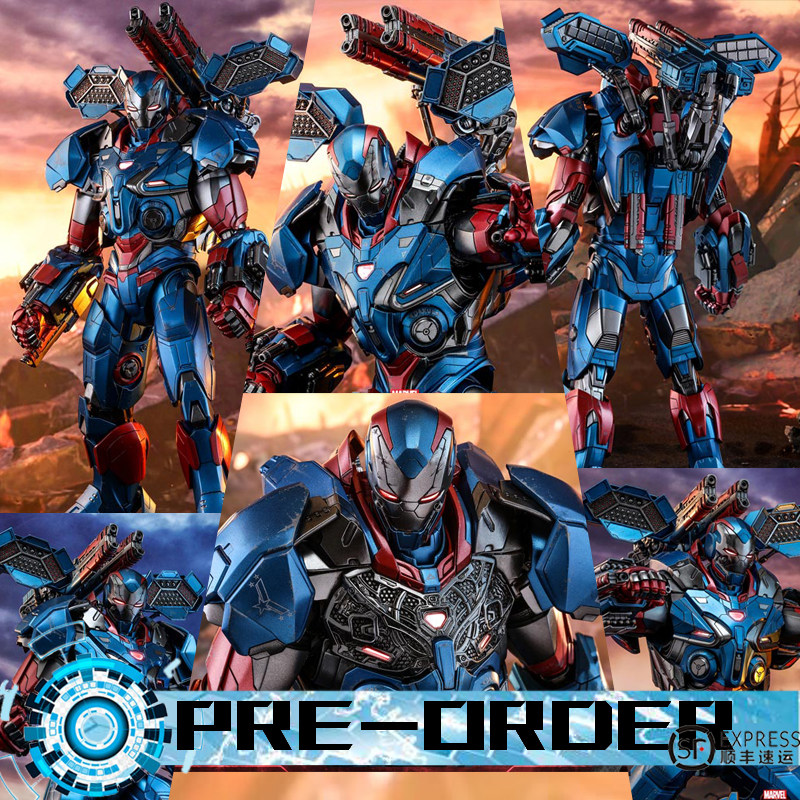 漫威hottoys合金重炮型战争机器爱国者ironpatriot模型兵人专区