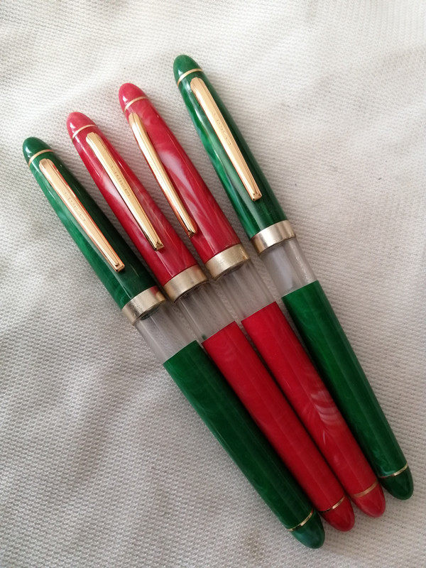 钢笔绝版全新库存碳素英雄大尖塑料明尖铱金笔钢笔