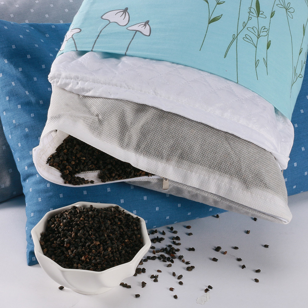 全荞荞麦皮睡眠儿童家用大人单个麦壳颈椎枕芯枕头