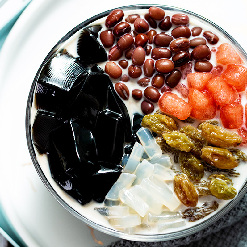 盾皇烧仙草粉1kg甜品龟苓膏烧仙草凉粉原料天然粉粉食品