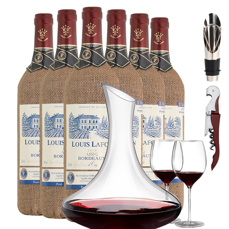 法国原瓶进口红酒路易拉菲庄园波尔多典藏aop干红静态葡萄酒