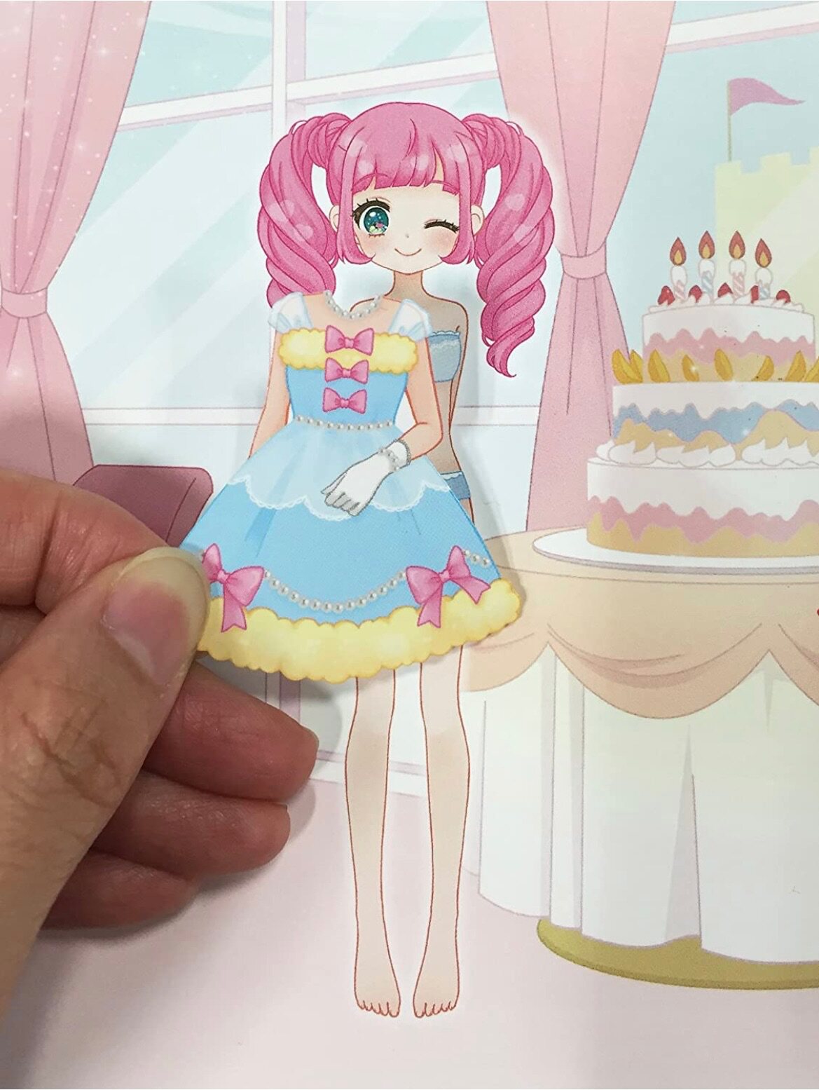 日本代购美少女换装贴纸系列