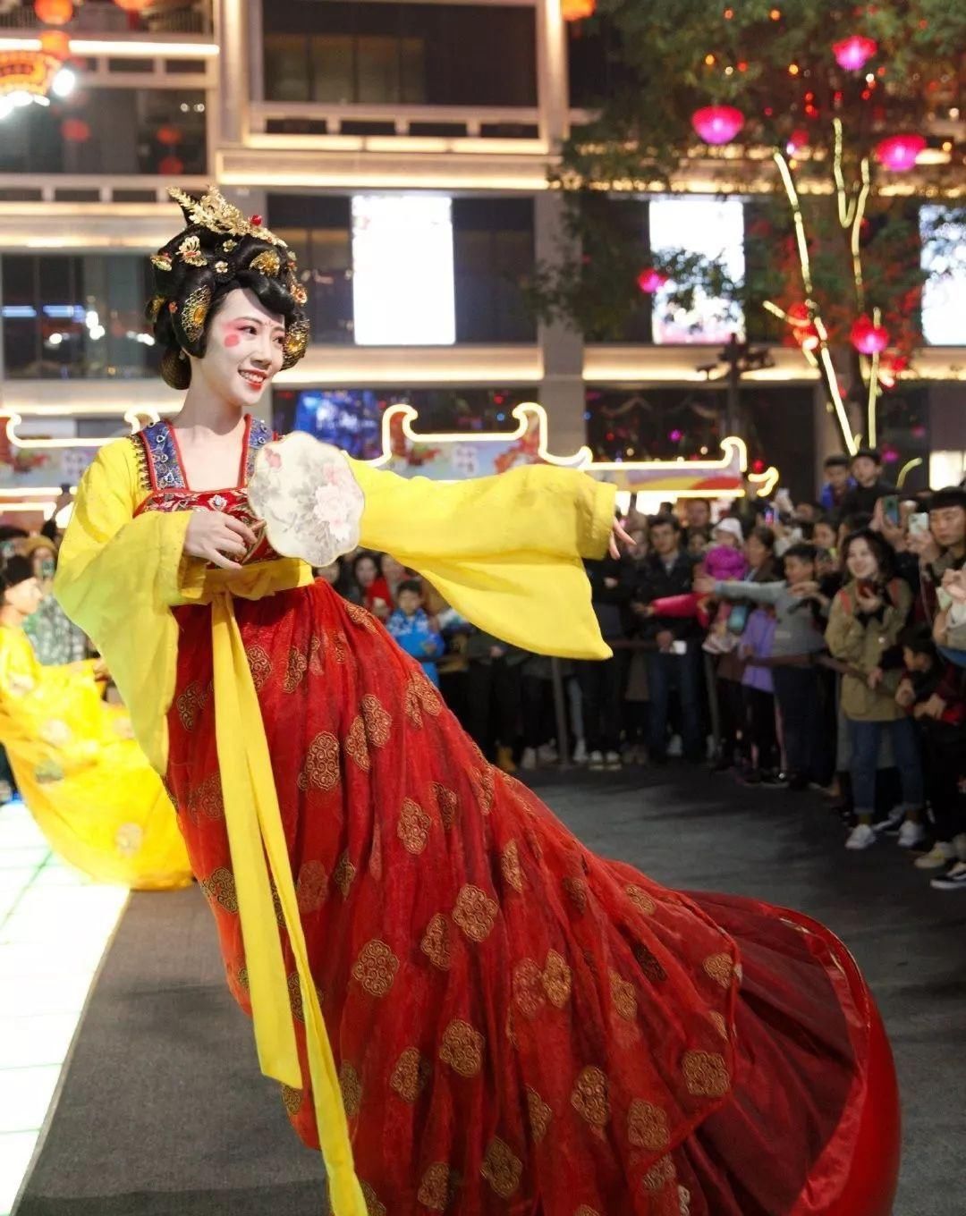 新款大唐不夜城不倒翁同款古装汉服中国国风清新民族服装