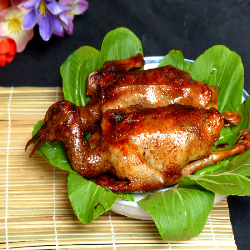 乳鸽新鲜现烤绿色色散脂肪大补送礼真空真空包乳鸽