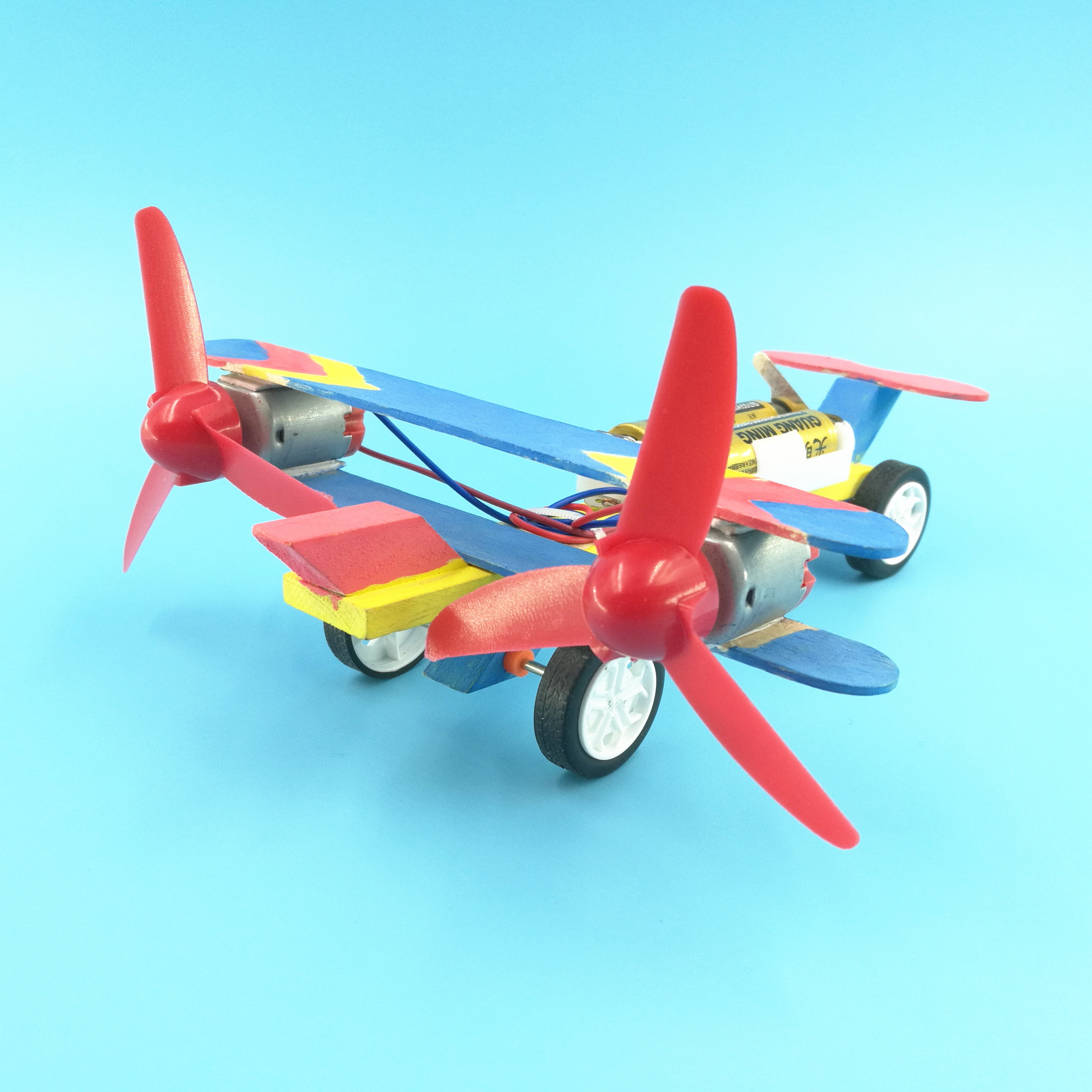 diy科技小制作电动升降机steam创客教育科普手工材料儿童拼装模型