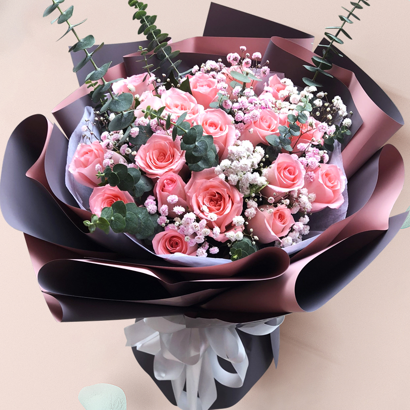 深圳鲜花速递同城花店送南山宝安龙华福田教师节玫瑰女友生日花束