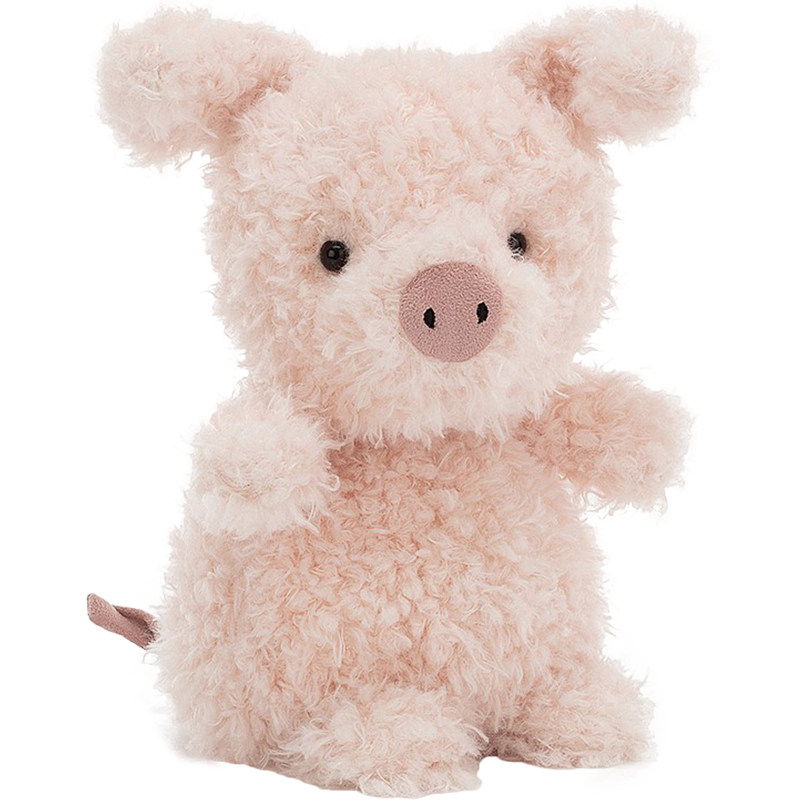 英国jellycatlittlepig毛茸茸可爱小粉毛绒玩偶女孩毛绒布艺类玩具
