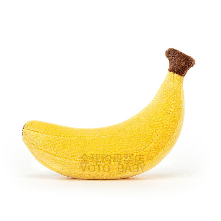 英国jellycatfabulousfruit美味可口香蕉毛绒安抚玩偶水果毛绒布艺类
