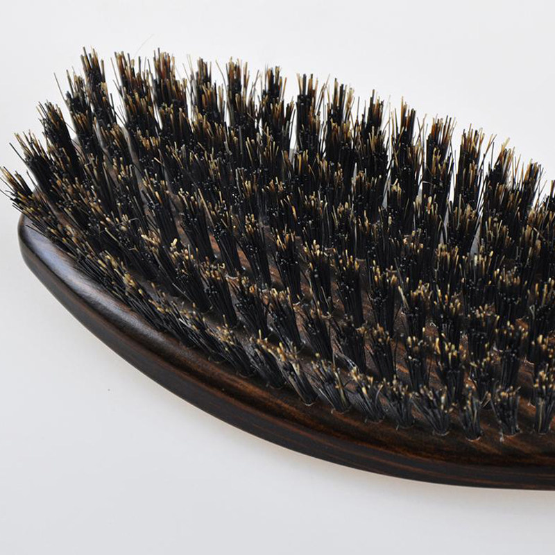 台湾发葳鹅专业系列 pa-008 包发梳 晚妆鬃毛梳 原木盘发梳打毛梳