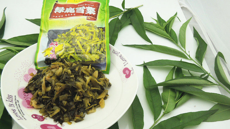 温州特产绿鹿雪菜雪里蕻咸菜150g腌制酸菜配粉腌制